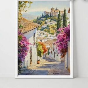 Granada/Alhambra watercolor print